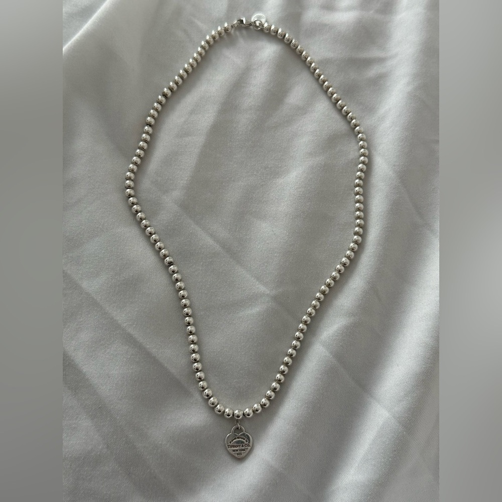 Tiffany & Co. Silver Bead Necklace